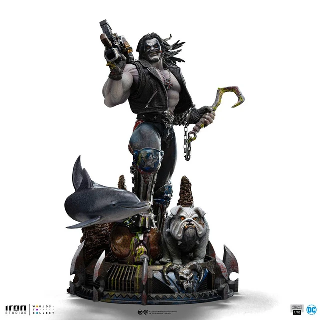 Alt view image 2 of 6 - DC Comics Lobo (Unleashed) Art Scale 1/10 Statue Iron Studios