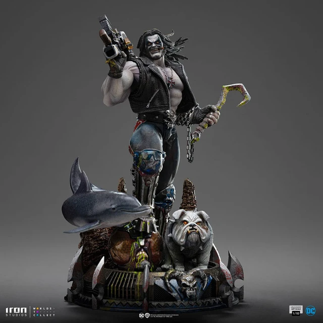 Alt view image 4 of 6 - DC Comics Lobo (Unleashed) Art Scale 1/10 Statue Iron Studios