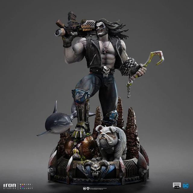 Alt view image 5 of 6 - DC Comics Lobo (Unleashed) Art Scale 1/10 Statue Iron Studios
