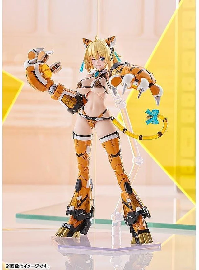 Alt view image 5 of 6 - PLAMAX Sophia F. Shirring Tiger Armor Ver. Bunny Suit Planning
