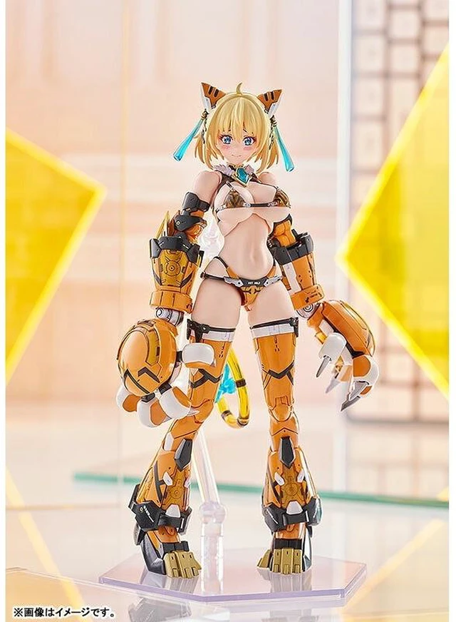 Alt view image 6 of 6 - PLAMAX Sophia F. Shirring Tiger Armor Ver. Bunny Suit Planning