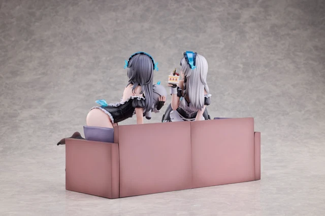 Alt view image 4 of 6 - Snowbreak: Containment Zone Cherno & Murso Apprentice Maid 1/6 Complete Figure