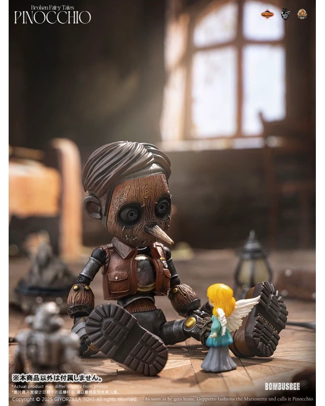 Alt view image 5 of 5 - Broken Fairy Tale Pinocchio 1/6 Scale Movable Figure