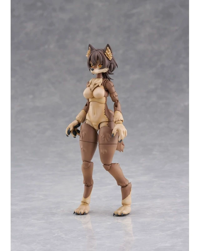 Alt view image 2 of 6 - Kemopla No.KP-02R Japanese Wolf Plastic Model (Re-run)