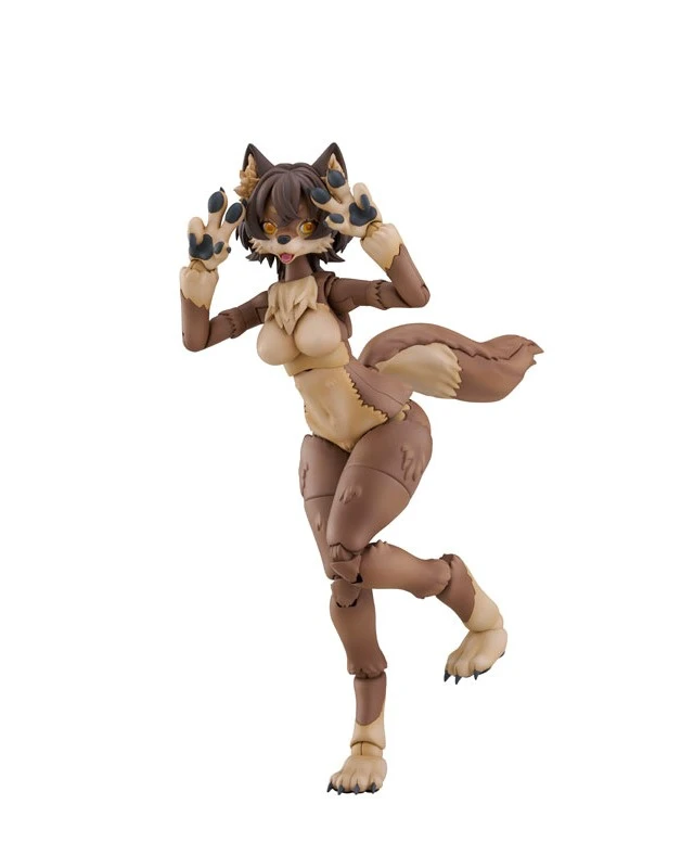 Alt view image 5 of 6 - Kemopla No.KP-02R Japanese Wolf Plastic Model (Re-run)