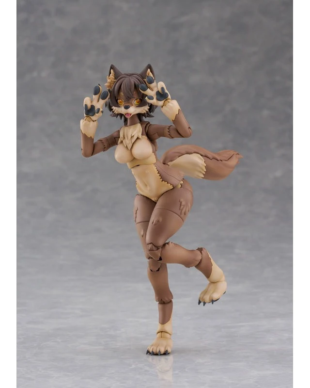 Alt view image 4 of 6 - Kemopla No.KP-02R Japanese Wolf Plastic Model (Re-run)