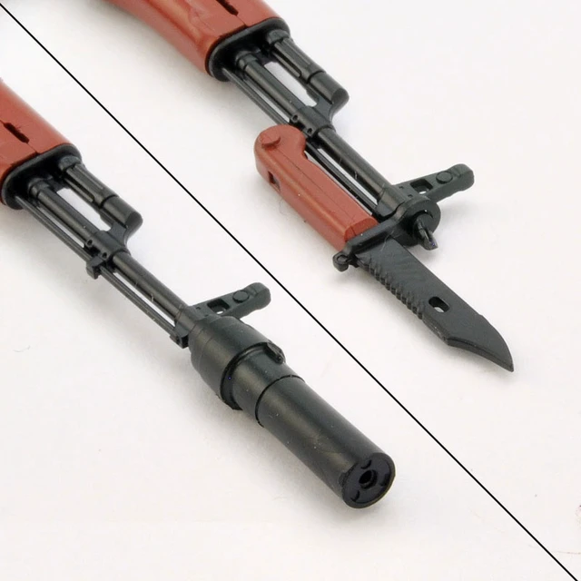 Alt view image 6 of 6 - LittleArmory LA079 AKMS & AKMSU Type 1/12 Scale Plastic Model