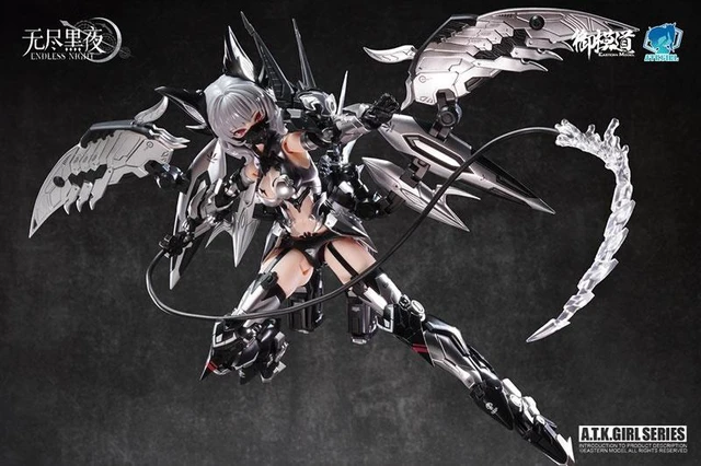 Alt view image 5 of 6 - A.T.K. Girl CAMILLA (Silver Blood Color Ver.) 1/12 Plastic Model