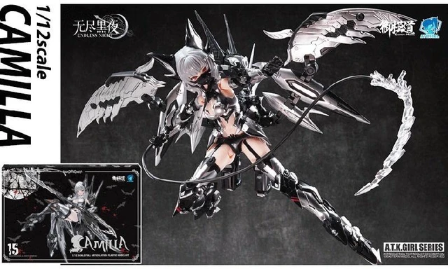 Alt view image 2 of 6 - A.T.K. Girl CAMILLA (Silver Blood Color Ver.) 1/12 Plastic Model