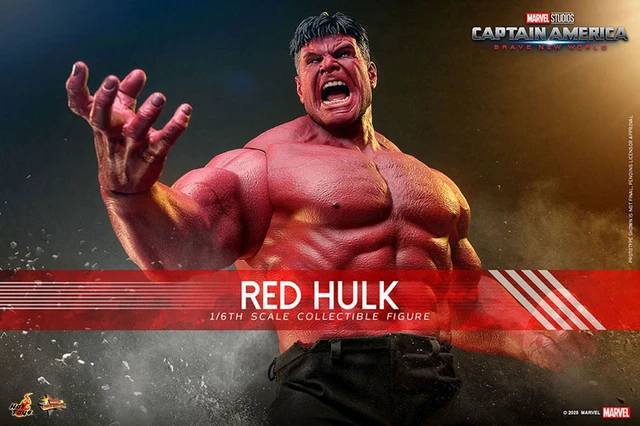 Alt view image 2 of 6 - Red Hulk (Captain America: Brave New World) Movie Masterpiece 1/6 Scale