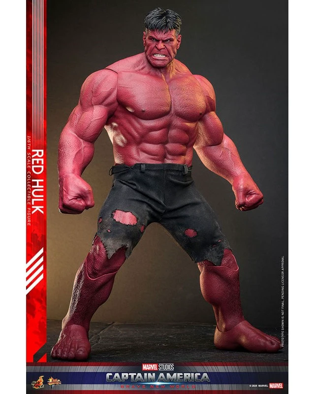 Alt view image 4 of 6 - Red Hulk (Captain America: Brave New World) Movie Masterpiece 1/6 Scale