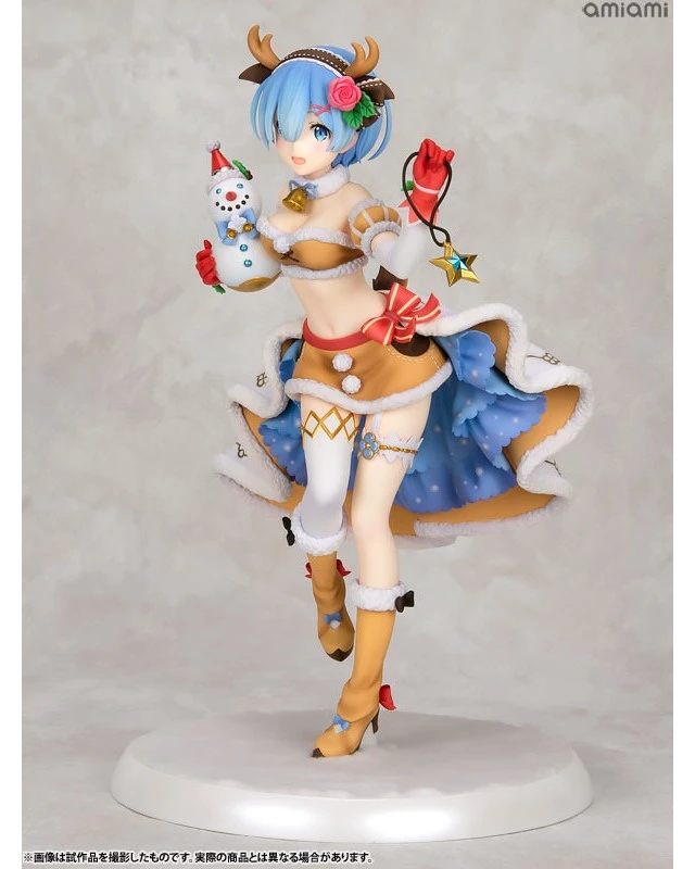 Alt view image 3 of 6 - Rem Loyal Reindeer Maid Ver. 1/7 Complete Figure (Re:Zero)