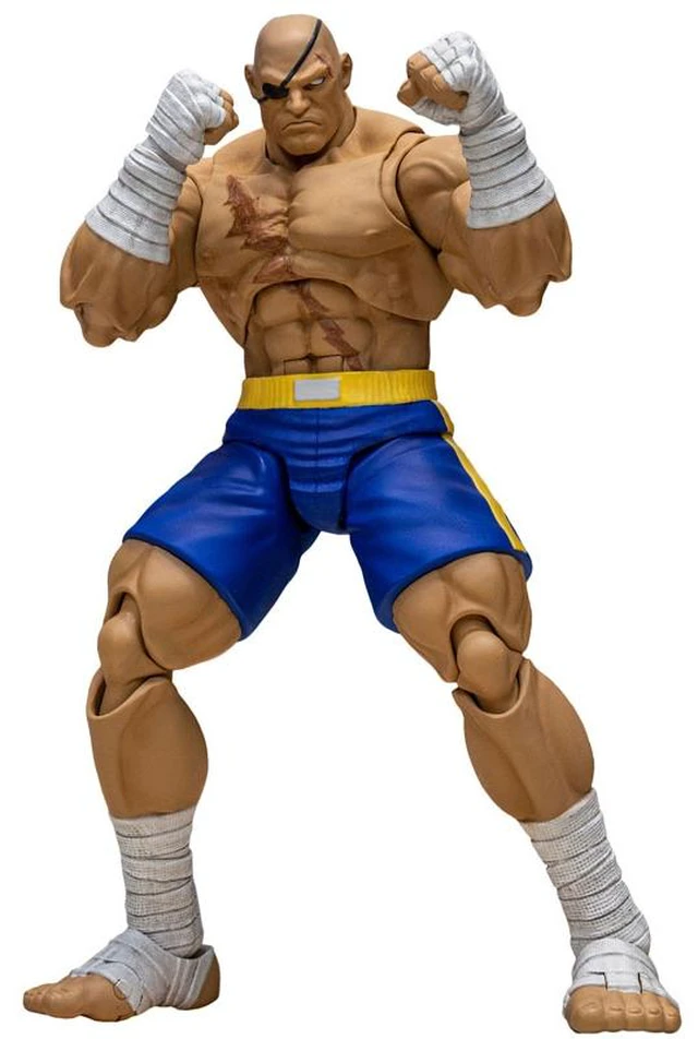 Main image of Sagat 1/12 Scale Action Figure (Street Fighter Alpha 3)