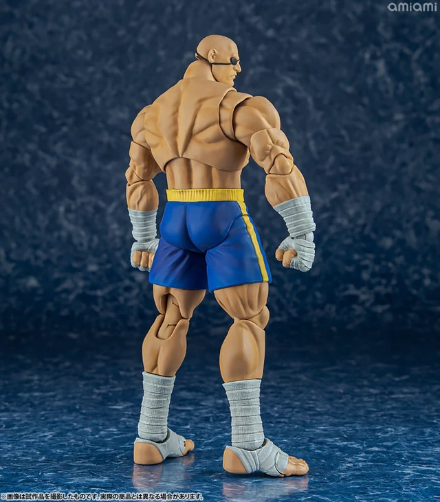 Alt view image 3 of 6 - Sagat 1/12 Scale Action Figure (Street Fighter Alpha 3)