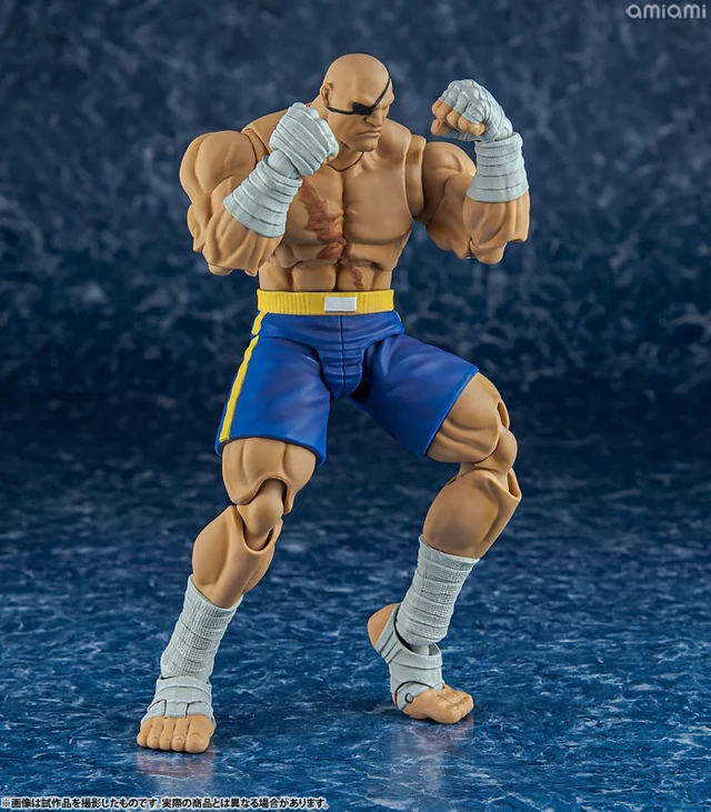 Alt view image 5 of 6 - Sagat 1/12 Scale Action Figure (Street Fighter Alpha 3)