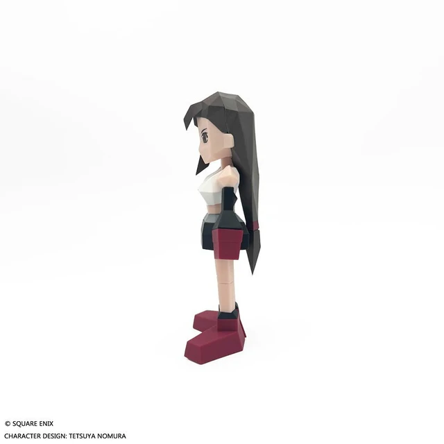Alt view image 3 of 6 - Final Fantasy VII Polygon Sofubi Tifa Lockhart