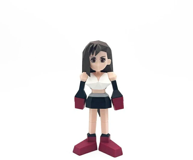 Main image of Final Fantasy VII Polygon Sofubi Tifa Lockhart