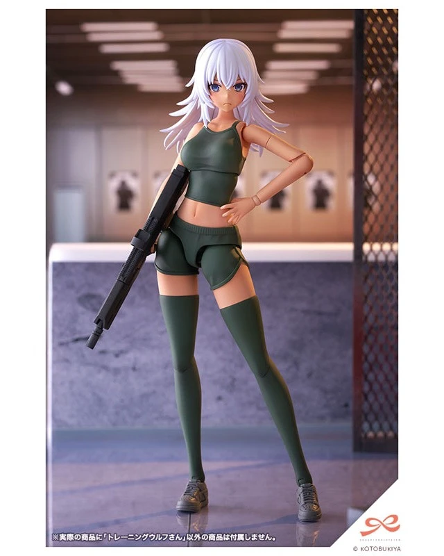 Alt view image 2 of 6 - Training Wolf-san 1/10 Plastic Model (Sousai Shojo Teien)