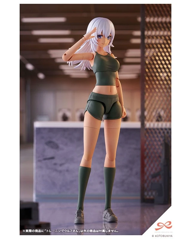 Alt view image 3 of 6 - Training Wolf-san 1/10 Plastic Model (Sousai Shojo Teien)