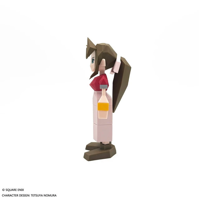 Alt view image 3 of 6 - Aerith Gainsborough Final Fantasy VII Polygon Sofubi Figure