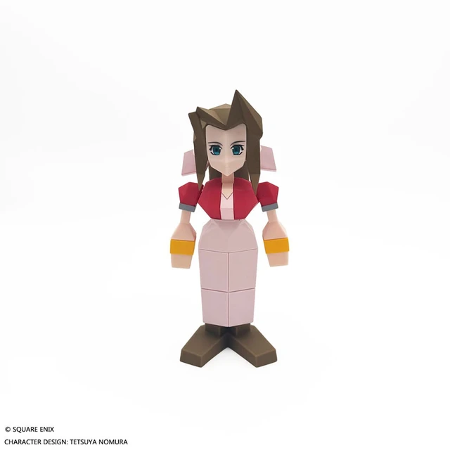 Alt view image 2 of 6 - Aerith Gainsborough Final Fantasy VII Polygon Sofubi Figure