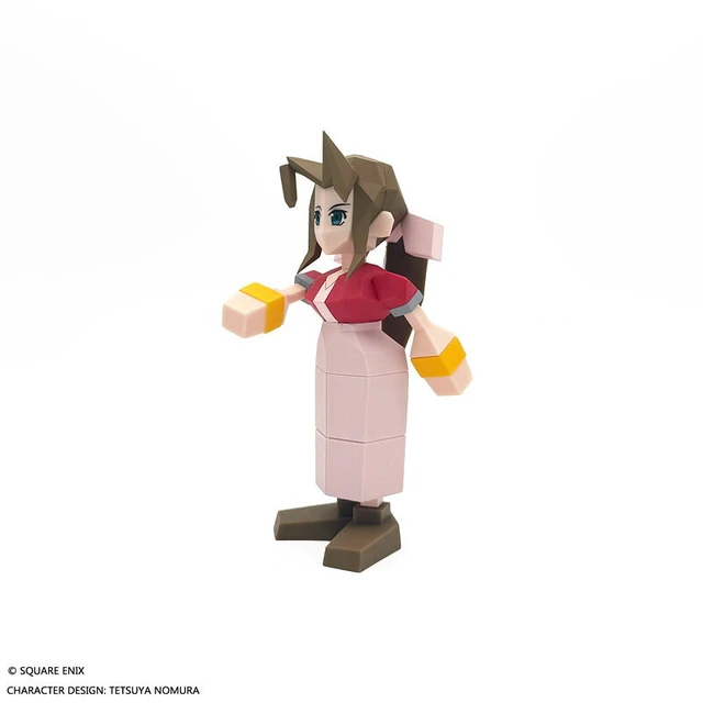 Alt view image 6 of 6 - Aerith Gainsborough Final Fantasy VII Polygon Sofubi Figure