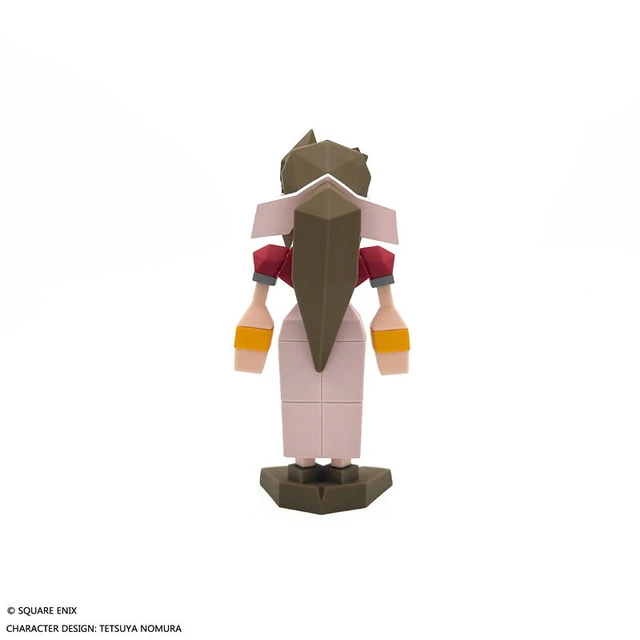 Alt view image 4 of 6 - Aerith Gainsborough Final Fantasy VII Polygon Sofubi Figure