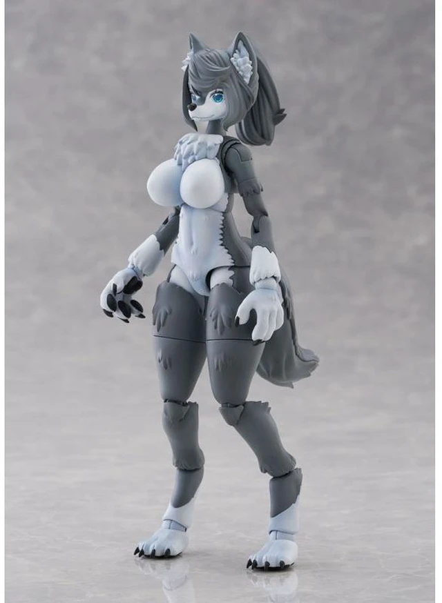 Alt view image 2 of 6 - KemoPla No.KP-03R Gray Wolf Plastic Model Kit