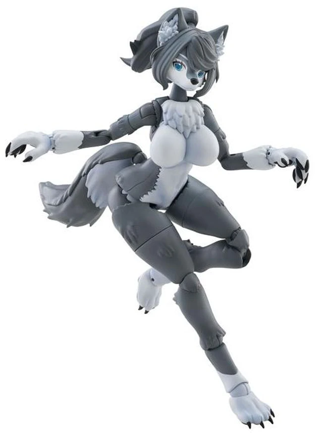 Alt view image 5 of 6 - KemoPla No.KP-03R Gray Wolf Plastic Model Kit