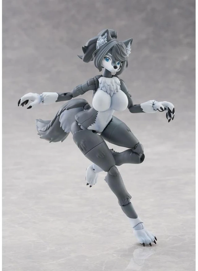 Alt view image 4 of 6 - KemoPla No.KP-03R Gray Wolf Plastic Model Kit