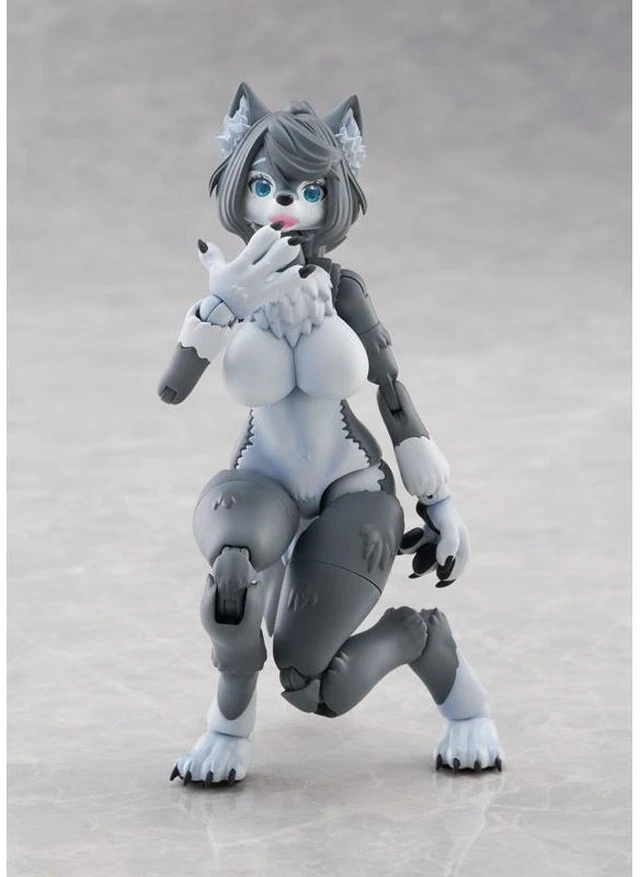 Alt view image 6 of 6 - KemoPla No.KP-03R Gray Wolf Plastic Model Kit