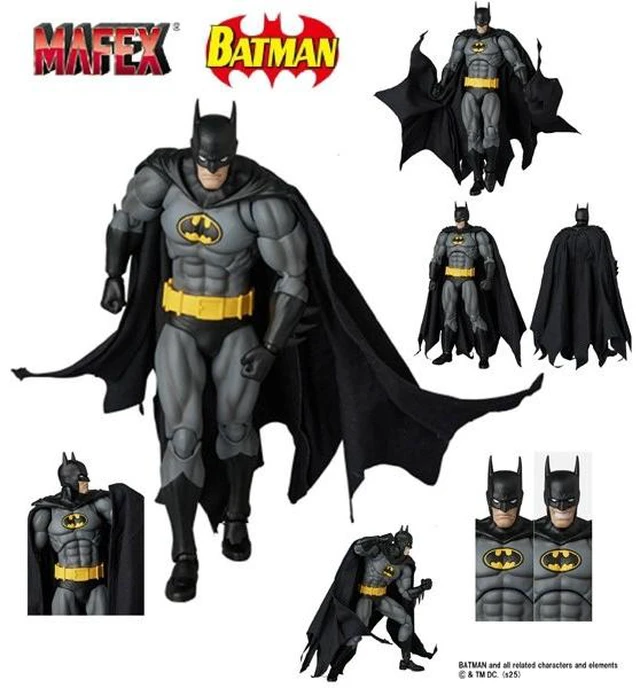 Main image of MAFEX Knight Crusader Batman Black Ver. (Batman)