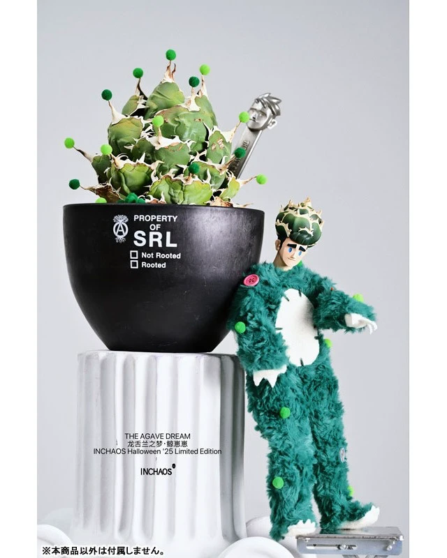Alt view image 6 of 6 - THE AGAVE DREAM Kujira-chan 1/6 Scale Action Figure (Green)