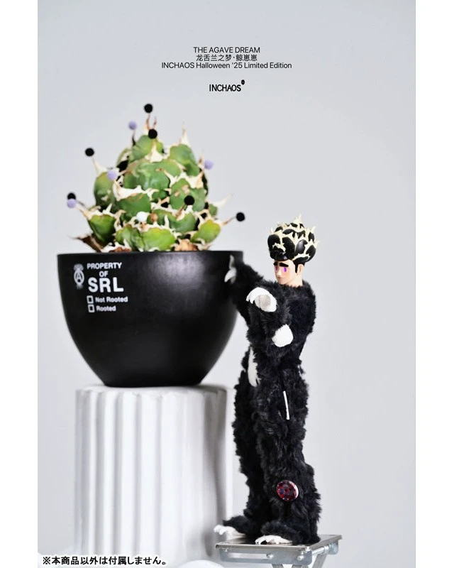 Alt view image 5 of 6 - THE AGAVE DREAM Kujira-chan 1/6 Scale Action Figure (Black)