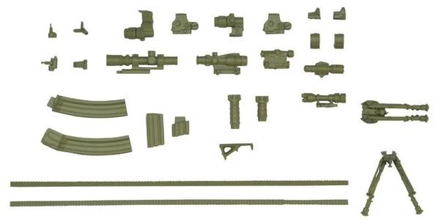 Main image of LittleArmory LD022 Gun Accessories A2 1/12 Plastic Model