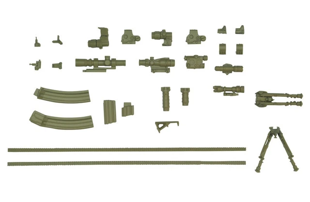 Alt view image 2 of 3 - LittleArmory LD022 Gun Accessories A2 1/12 Plastic Model