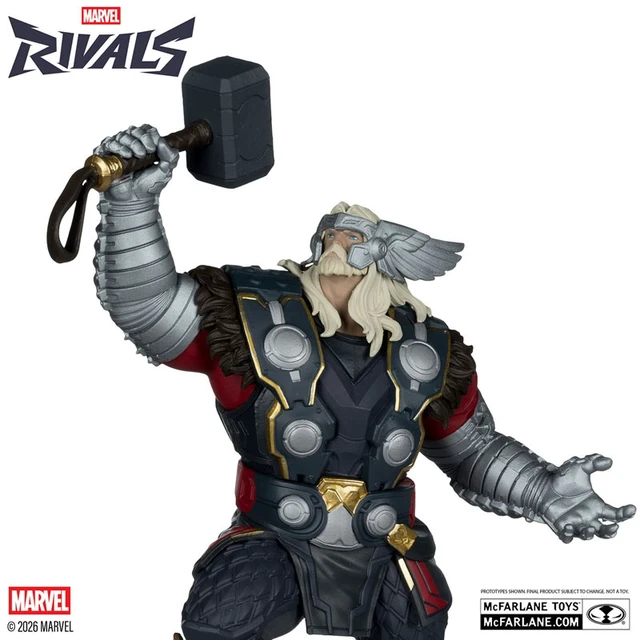Alt view image 3 of 6 - Marvel Rivals 1/10 Scale Scene Figure #003 Thor (McFarlane Toys)