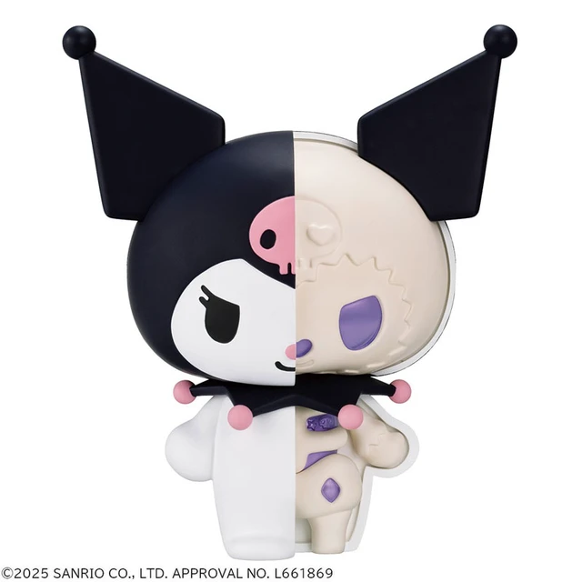 Alt view image 2 of 6 - Kaitai Puzzle FANTASY Soft Vinyl Collection Kuromi Complete Figure