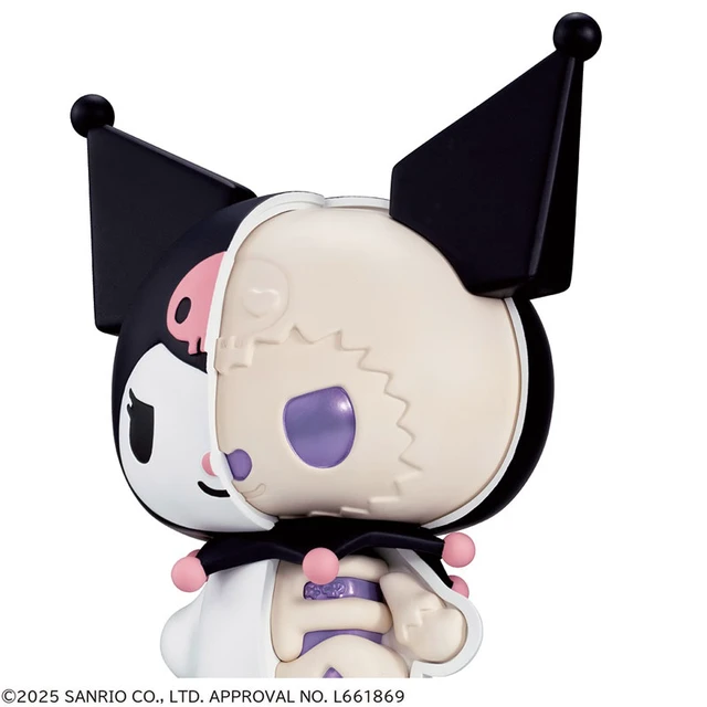 Alt view image 4 of 6 - Kaitai Puzzle FANTASY Soft Vinyl Collection Kuromi Complete Figure