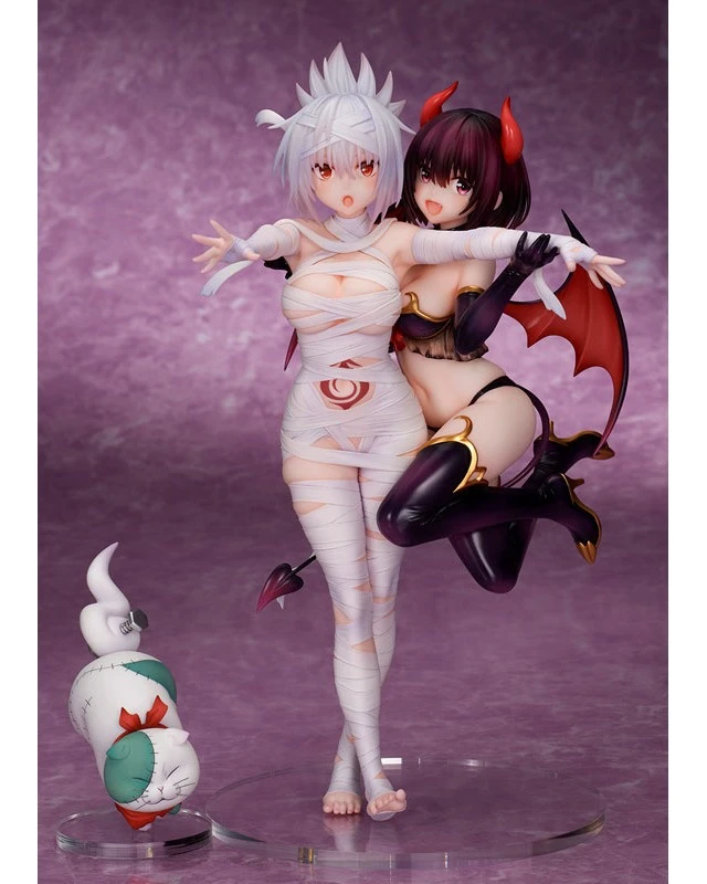 Alt view image 3 of 6 - Matsuri Kazamaki & Suzu Kanade & Shirogane Complete Figure (Ayakashi Triangle)