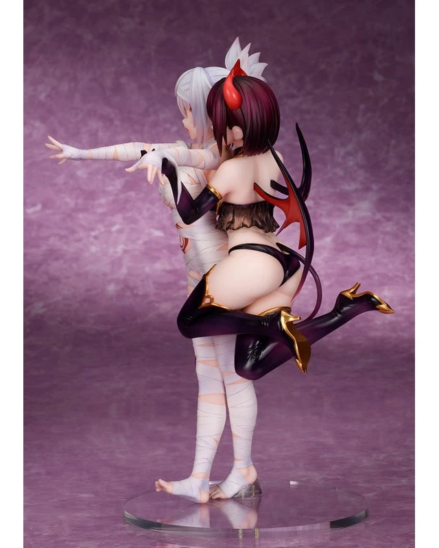 Alt view image 5 of 6 - Matsuri Kazamaki & Suzu Kanade & Shirogane Complete Figure (Ayakashi Triangle)