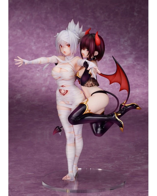 Alt view image 4 of 6 - Matsuri Kazamaki & Suzu Kanade & Shirogane Complete Figure (Ayakashi Triangle)
