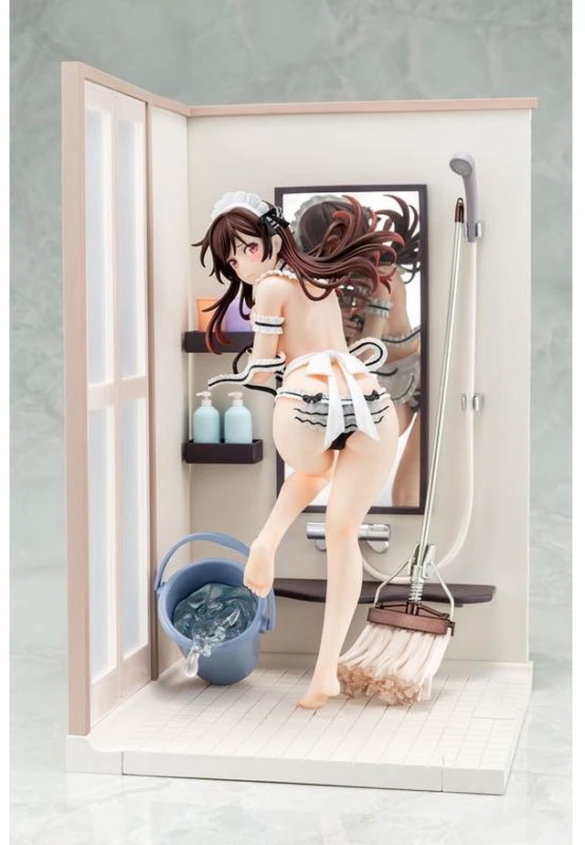 Main image of Chizuru Mizuhara Maid Bikini Cleaning Ver. Rent-a-Girlfriend Complete Figure