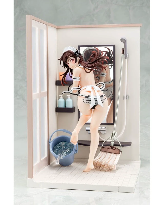 Alt view image 2 of 6 - Chizuru Mizuhara Maid Bikini Cleaning Ver. Rent-a-Girlfriend Complete Figure