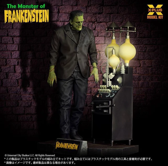 Alt view image 2 of 6 - Frankenstein's Monster 1/8 Scale Plastic Model Kit (X-PLUS)