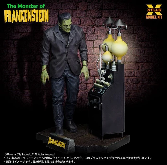 Alt view image 4 of 6 - Frankenstein's Monster 1/8 Scale Plastic Model Kit (X-PLUS)