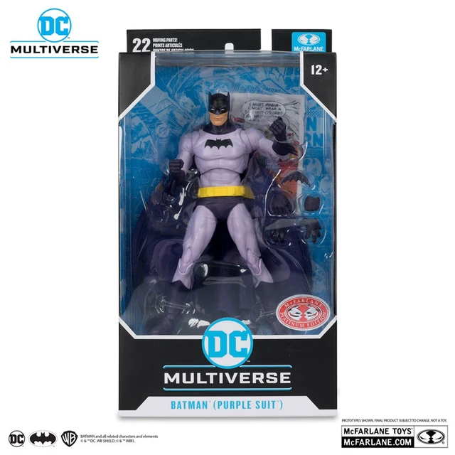 Alt view image 6 of 6 - DC Multiverse Batman (Purple Suit/Red Platinum Edition) Action Figure