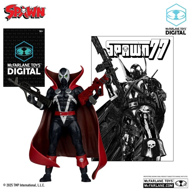 Alt view image 2 of 6 - Spawn 77 (Black & Red) Red Platinum Edition Action Figure