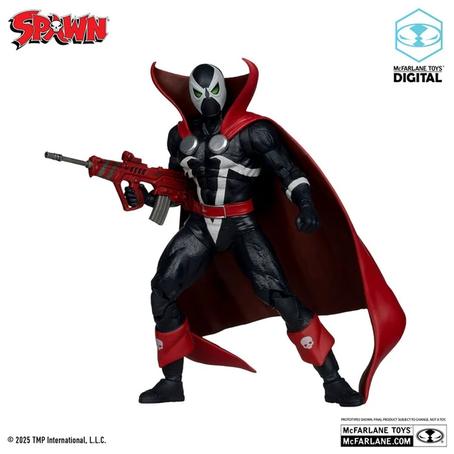 Alt view image 3 of 6 - Spawn 77 (Black & Red) Red Platinum Edition Action Figure