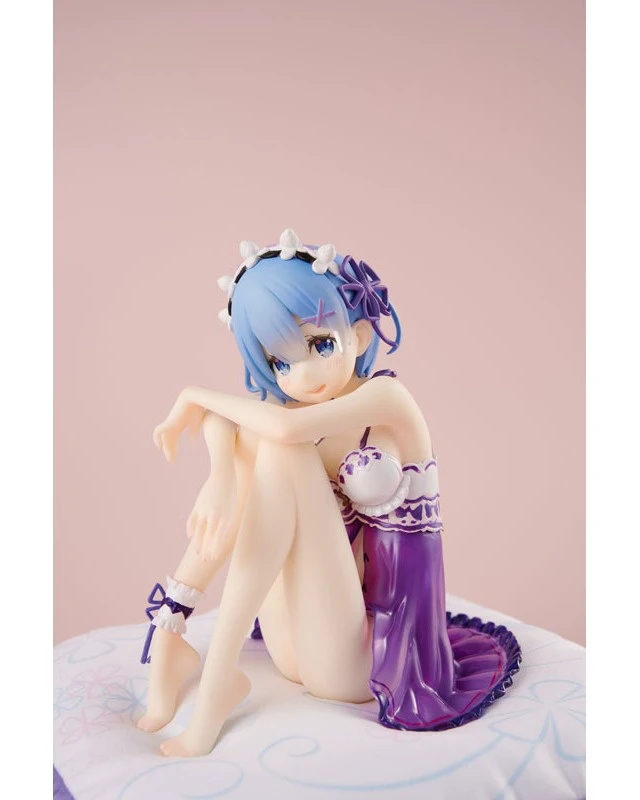 Alt view image 6 of 6 - Rem Birthday Purple Lingerie Ver. 1/7 Complete Figure (Re:Zero)